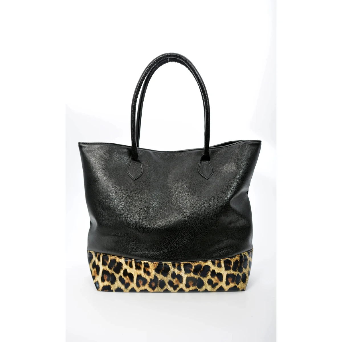 Leather Zippered Tote, custom tote bag with logo imprint 1