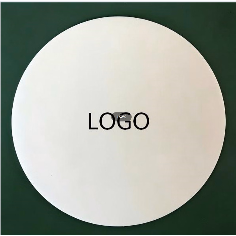 4" Round Absorbent Offset Paper Drink Coasters —43pt Thick