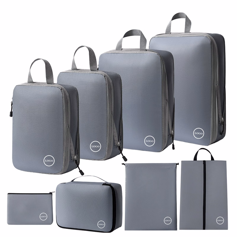 8 Set Compression Packing Cubes for Suitcases