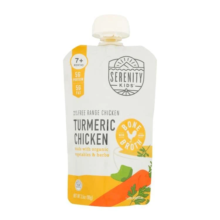 Serenity Kids Baby Food 6pk - Turmeric Chicken 1