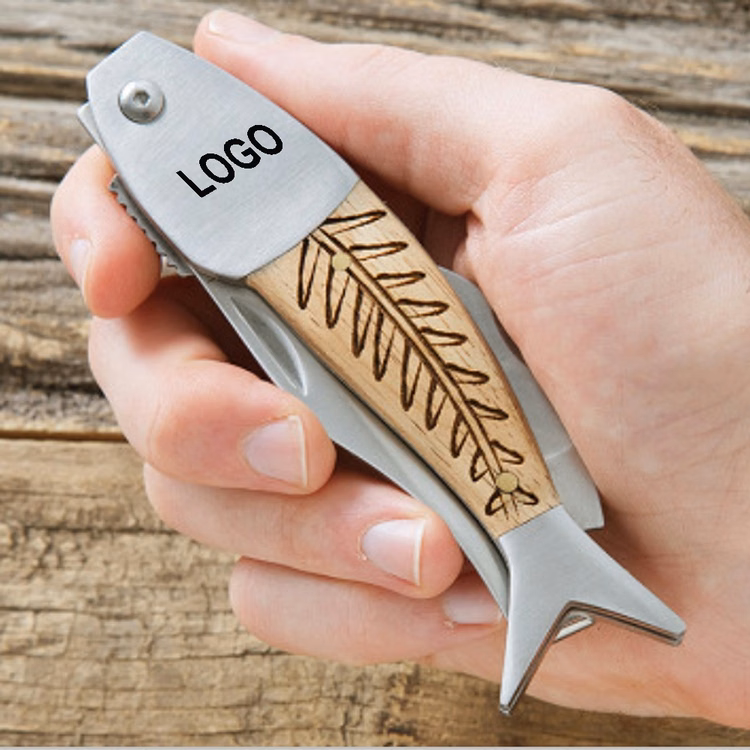 Stainless Steel Fish Pocket Knife