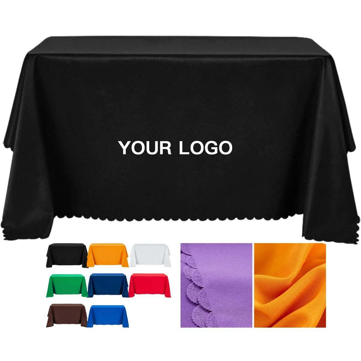 Custom Fabric Table Cover for Promotional Displays 1