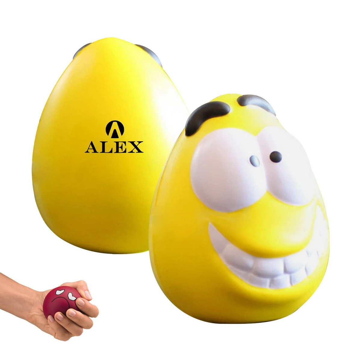 Eco-Friendly Happy Mini Mood Maniac PU Stress Toys 1