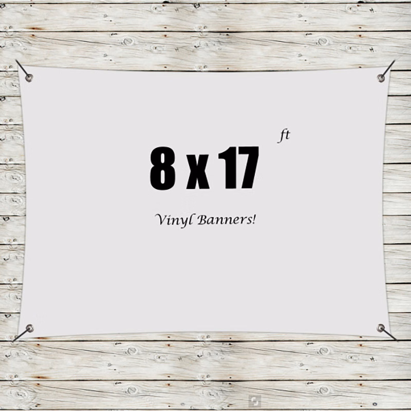Custom 8' x 17' Vinyl Banners