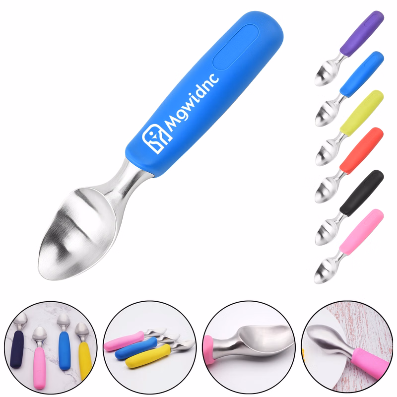 Macaron Color Stainless Steel Ice Cream Scoop for Home Use