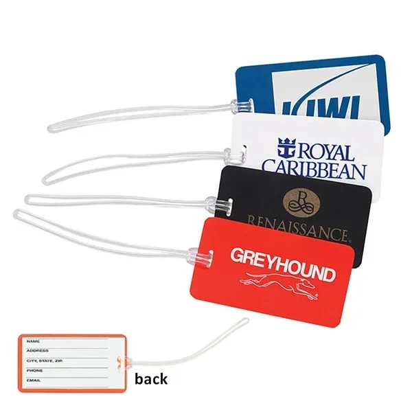 Custom Pvc Voyage Luggage Tag 1