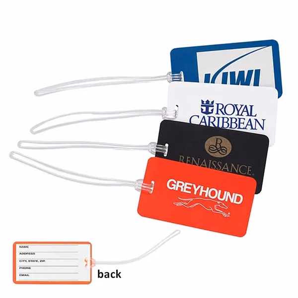 Custom Pvc Voyage Luggage Tag