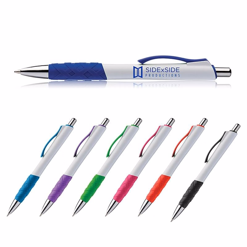 Stylish retractable round point pen