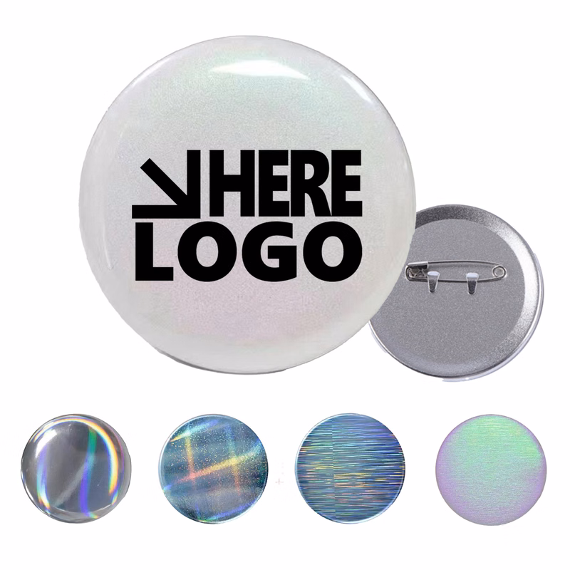 2.3" Round Custom Buttons Pins MOQ 100