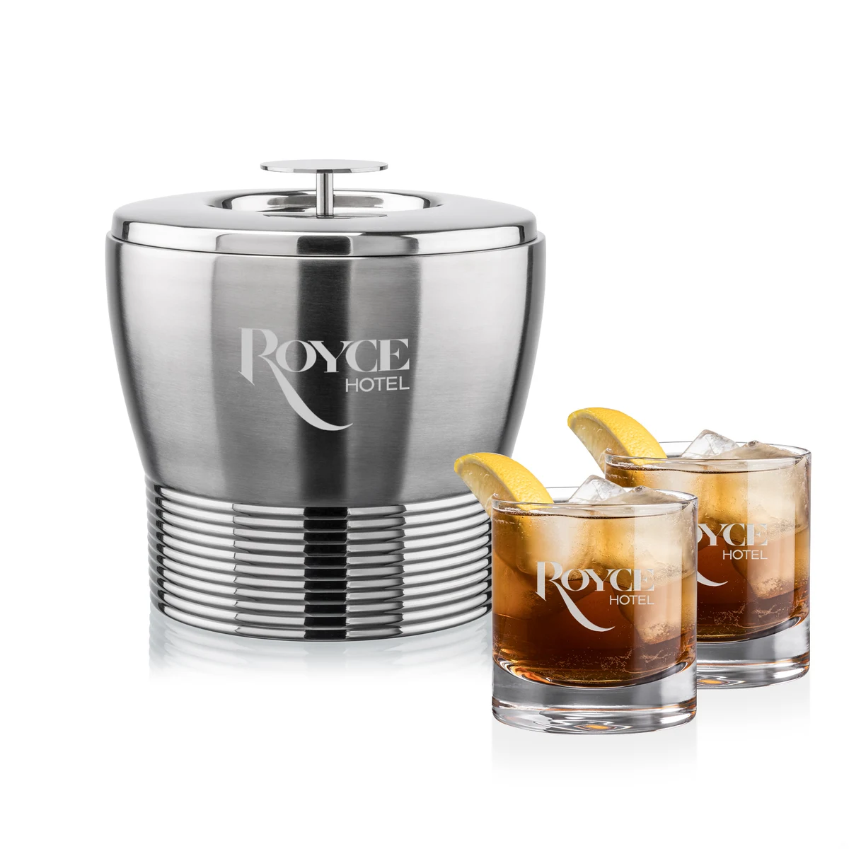 Genoa Ice Bucket & Wakefield On-the-Rocks Set 1