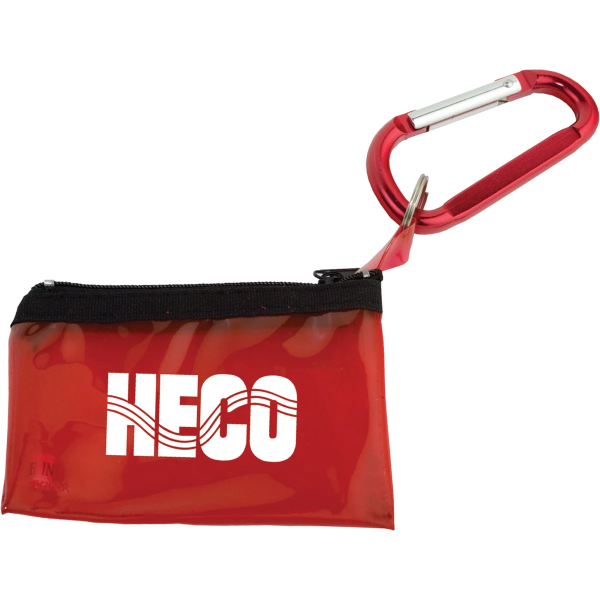 Carabiner with Key Tag Pouch 1