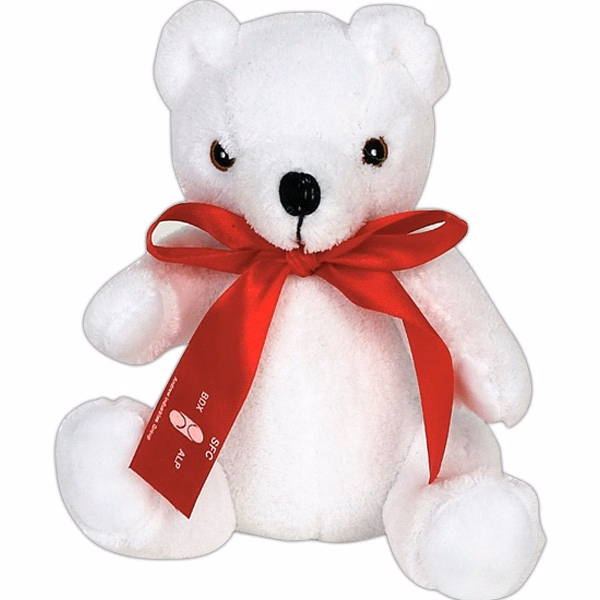 10" Bear with Ribbon
