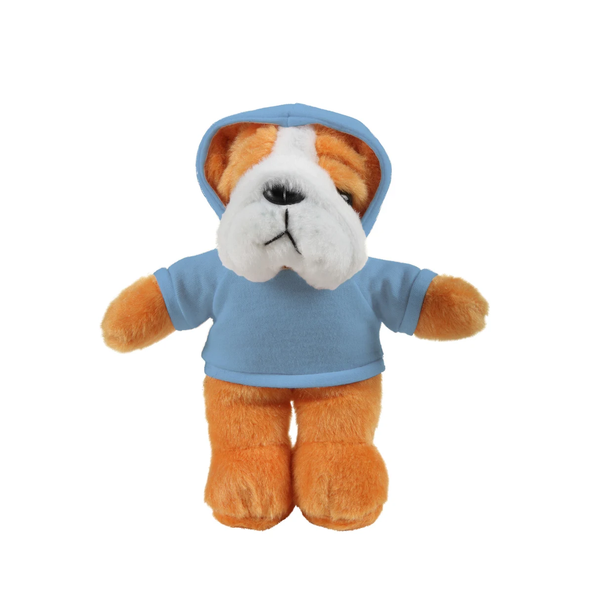 soft plush Bulldog with hoodie 1