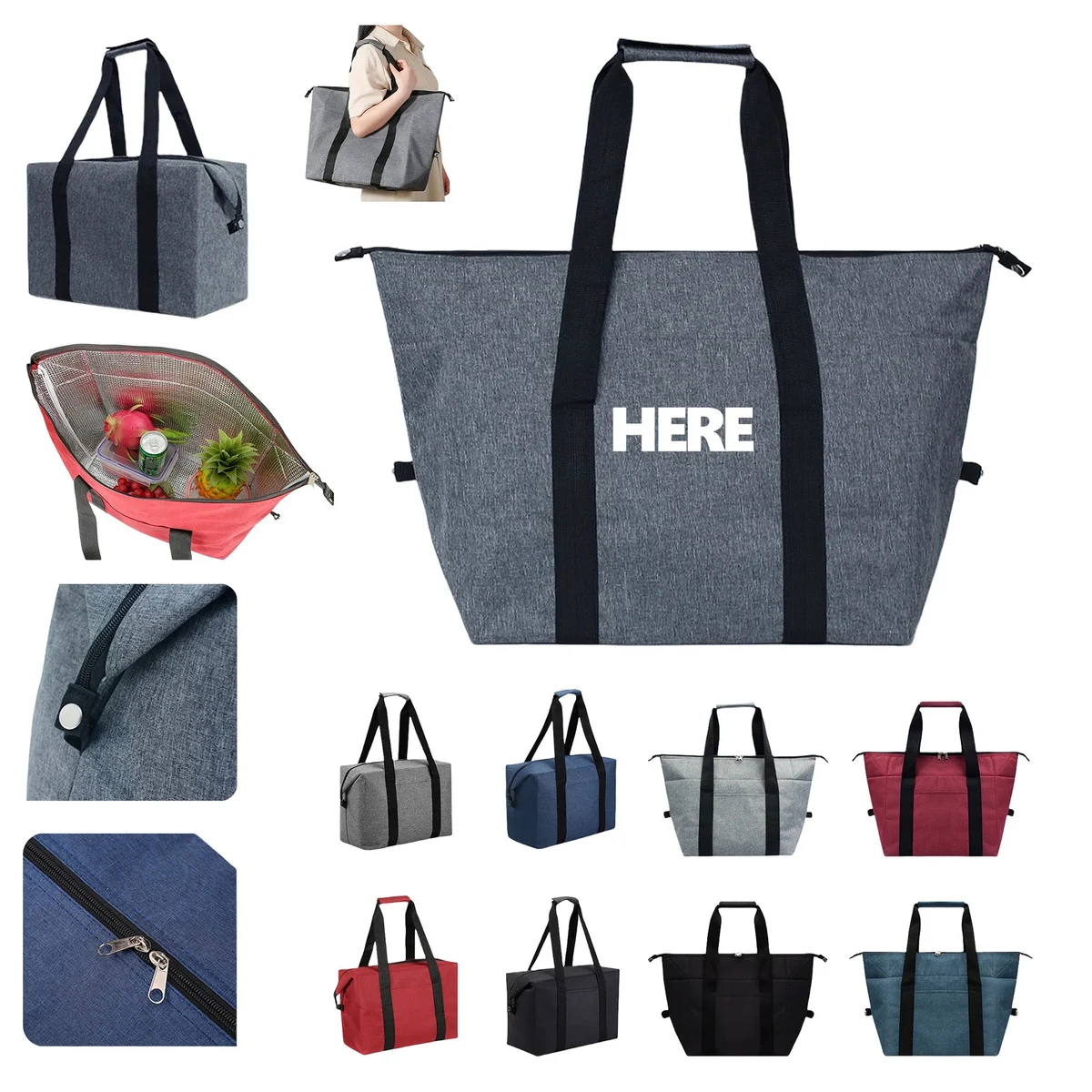 Collapsible Insulated Cooler Tote 1