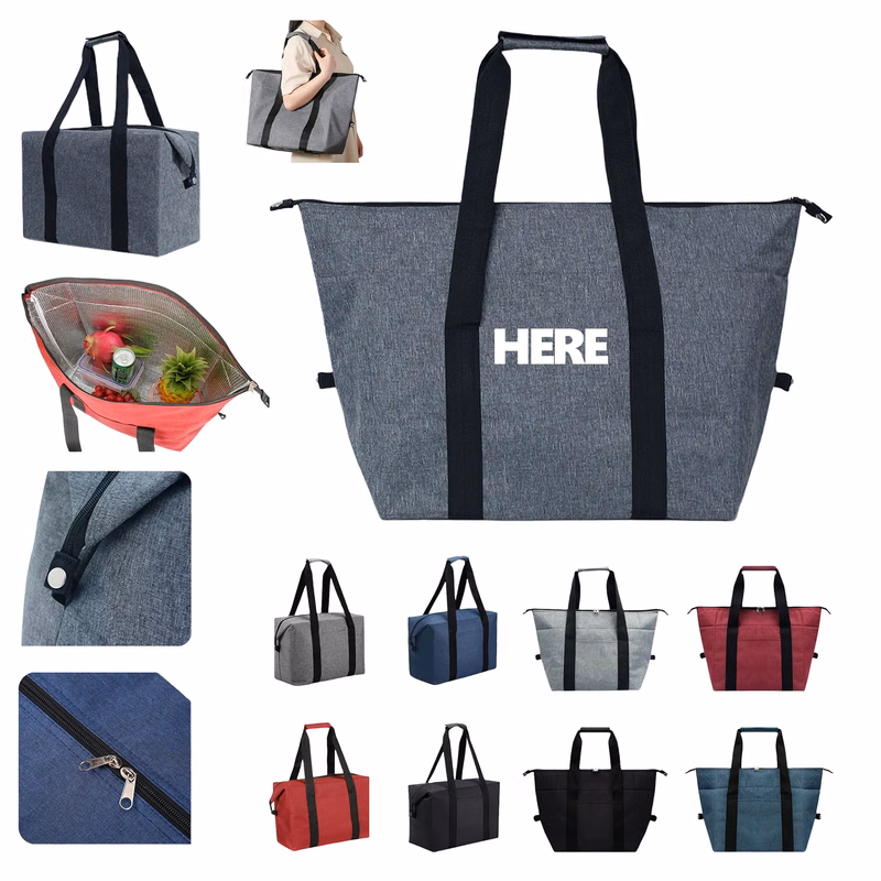 Collapsible Insulated Cooler Tote
