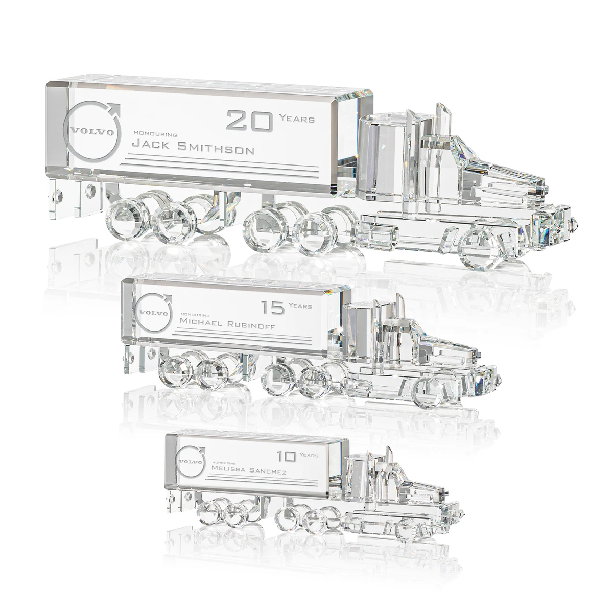 Crystal 18 Wheeler Award 1