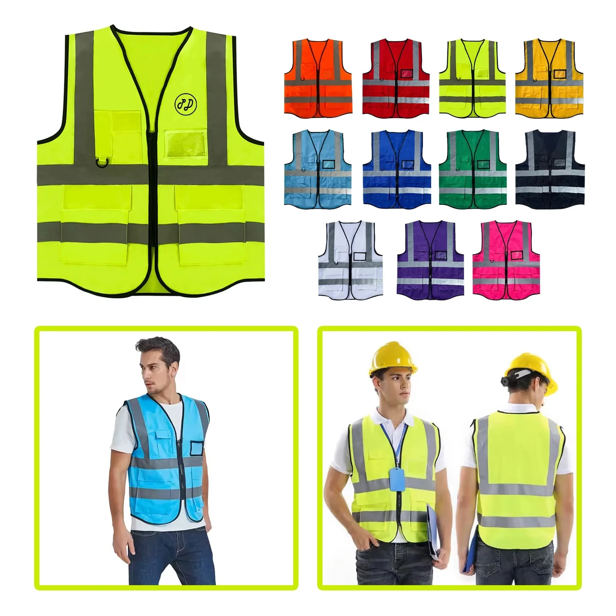 Multi-Functional High-Visibility Safety Vest 1