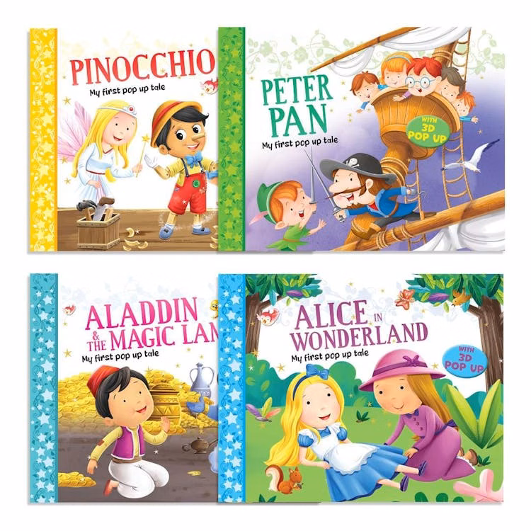 Pop-Up Fairy Tales Books - Assorted Themes