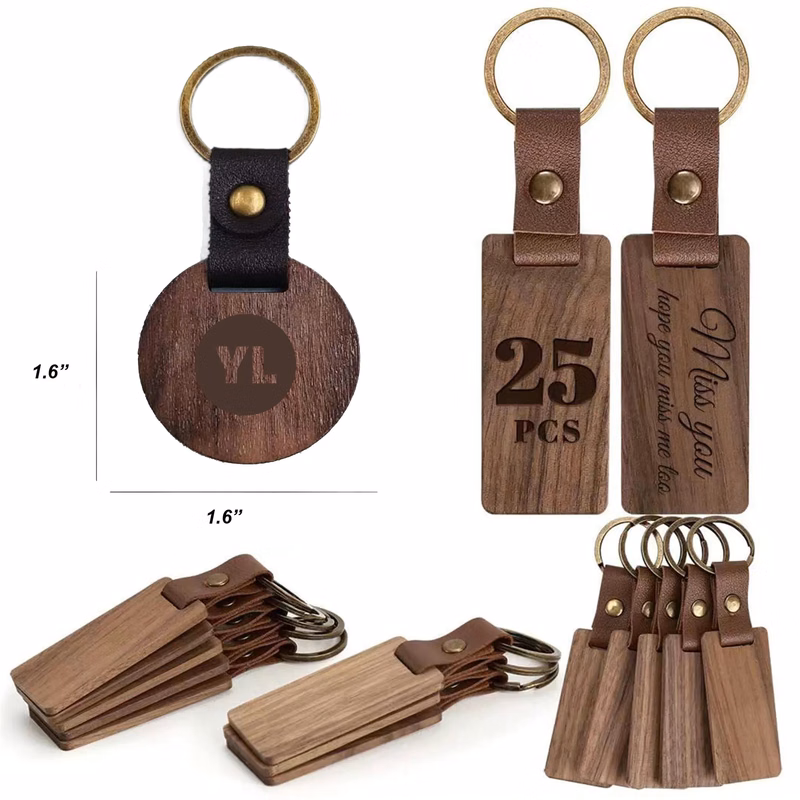Black Walnut Exquisite Keychain