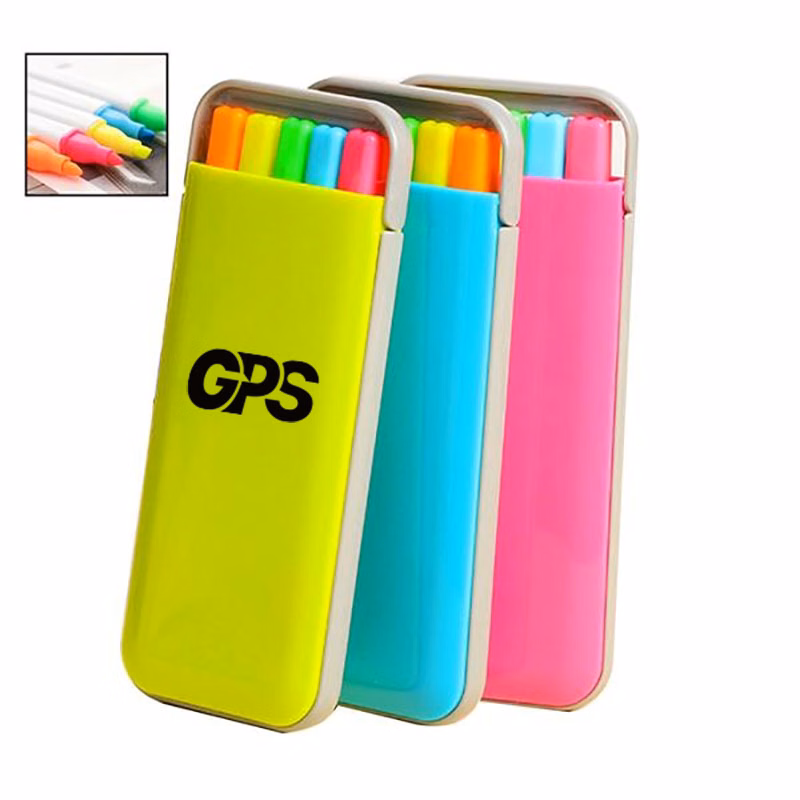 5 PCS Fluorescent Pen Set