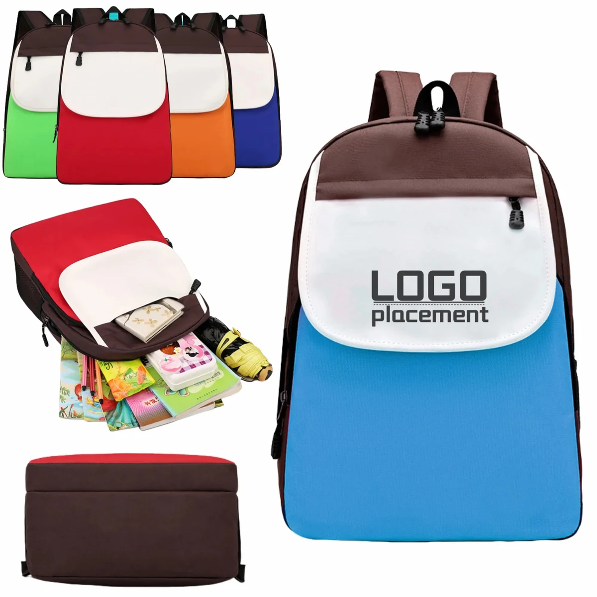 Custom Logo School Kids Backpack 1