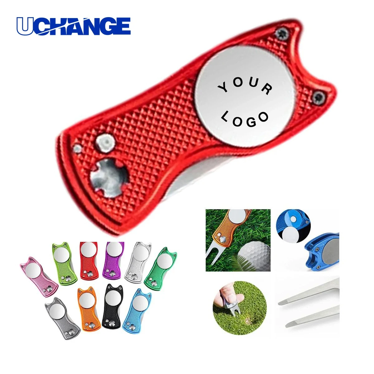 Golf Accessory Tool with Ball Marker Magnet 1