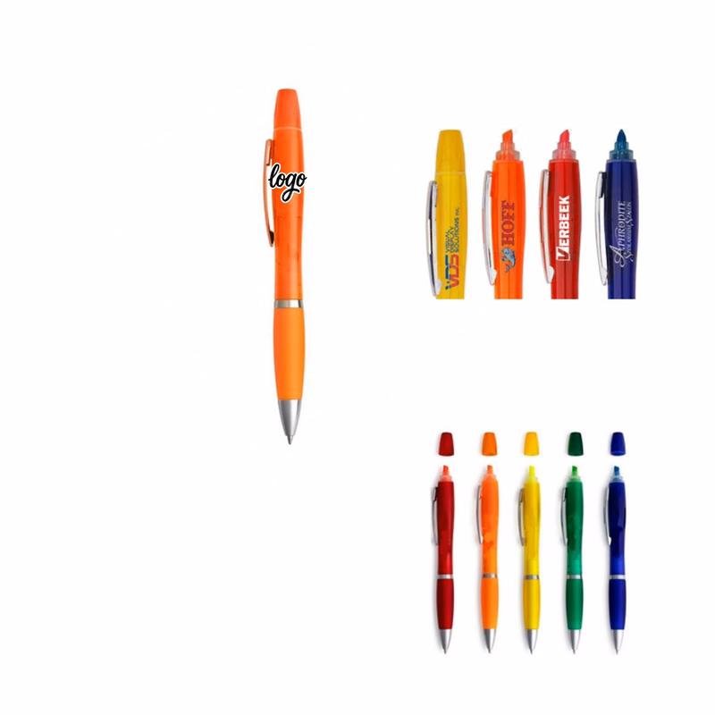 2-in-1 Fluorescent Highlighter Pen
