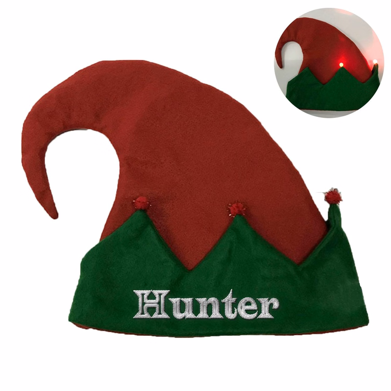 Light up christmas ELF hat