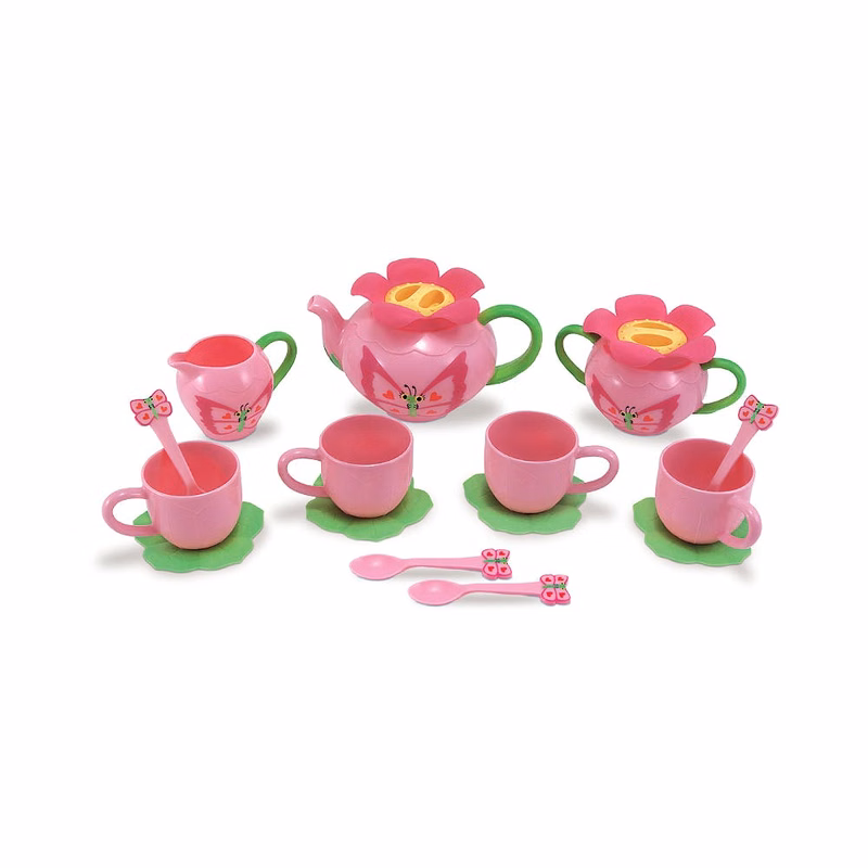 Melissa & Doug Tea Party Sets - Butterfly 15 Pieces