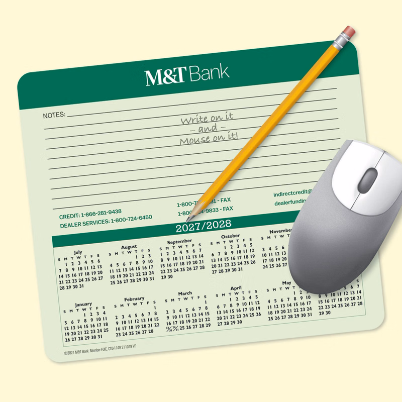 MousePaper 7.25"x8.5"x.015" Calendar MousePad