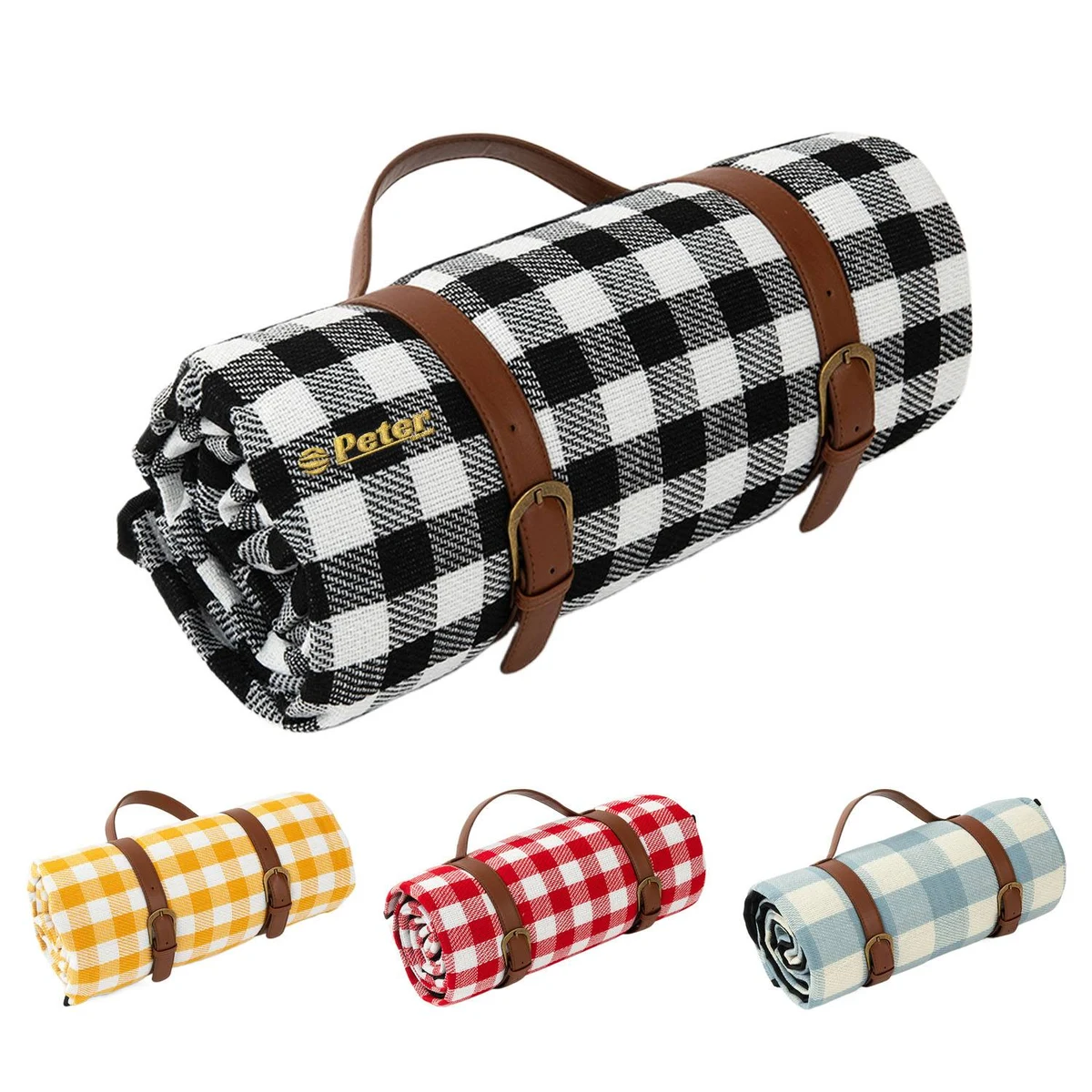 Foldable Thickened Wear-Resistant Waterproof Travel Blanket 1
