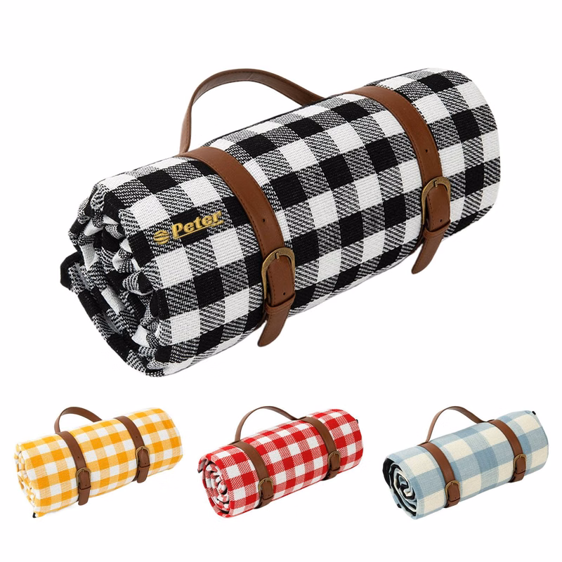 Foldable Thickened Wear-Resistant Waterproof Travel Blanket