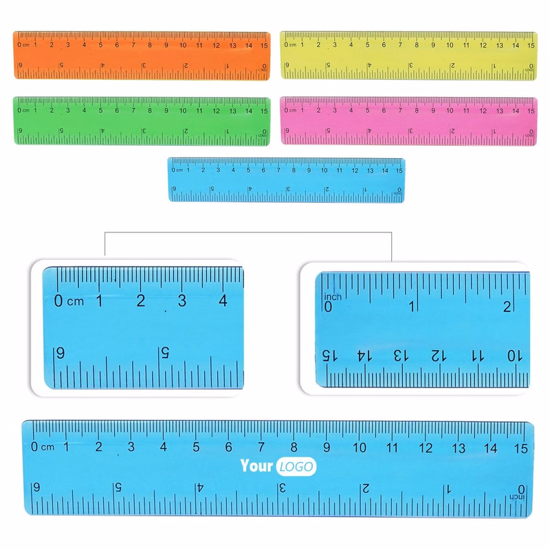 Thick Clear Plastic Rulers