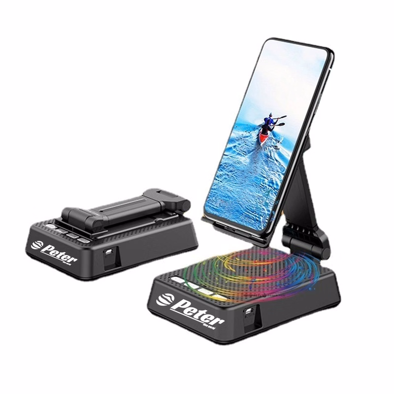 Phone Holder With Wireless Bluetooth Speaker