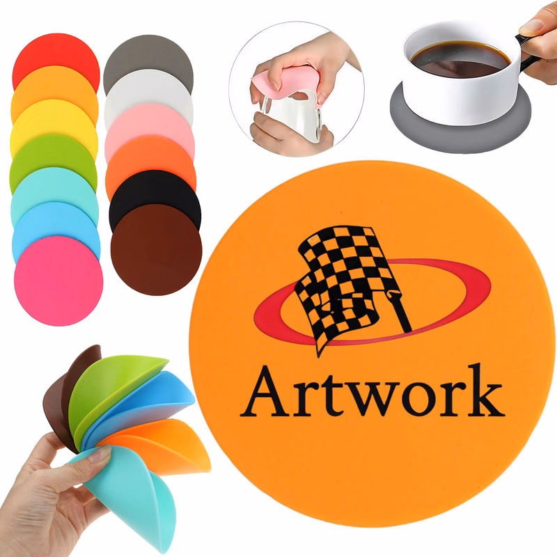 Non Slip Heat Insulation Silicone Coaster