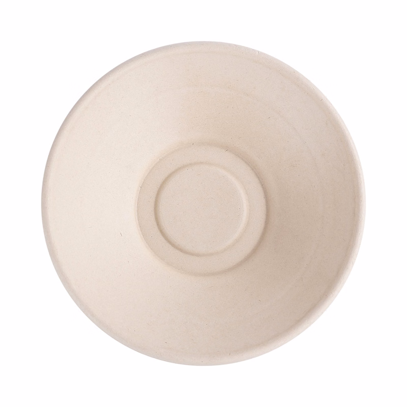 Eco-Friendly 24OZ Sugarfiber Round Paper Bowls