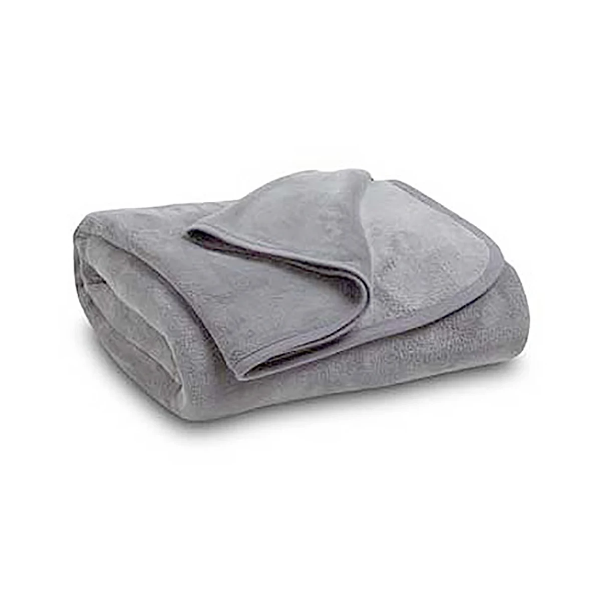 Grey Coral Fleece Throw Blanket 1