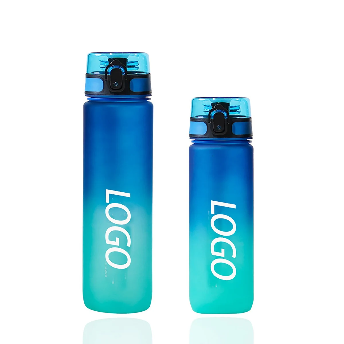 Motivational Sports Water Bottle, custom water bottle with logo imprint 1