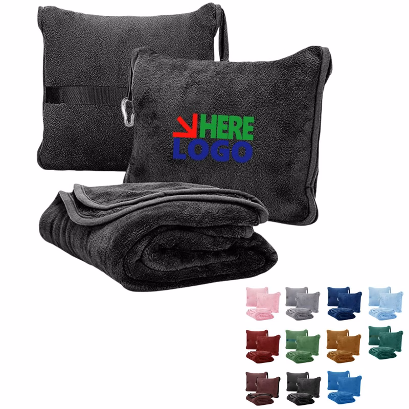 Custom Convertible 2 in 1 Pillow Blanket