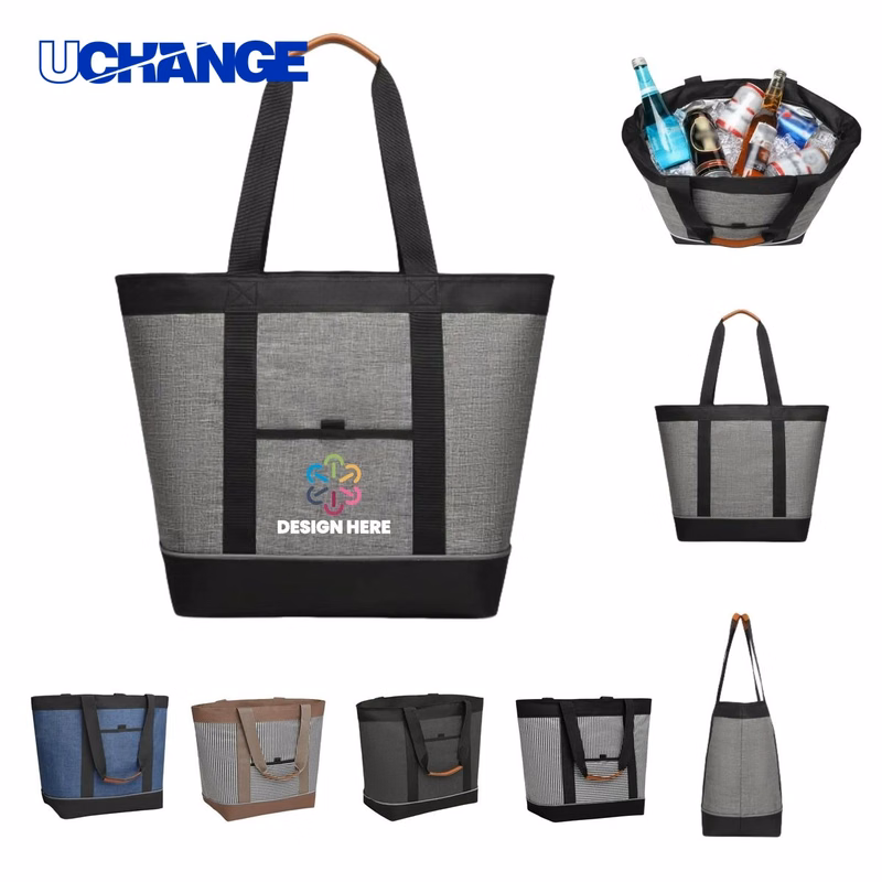 Reusable Oxford Insulated Cooler Tote Bag for Outdoors