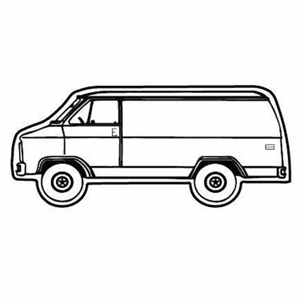Magnet - Medium Van - Full Color 1