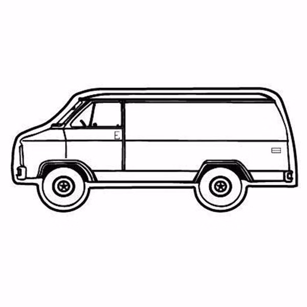 Magnet - Medium Van - Full Color