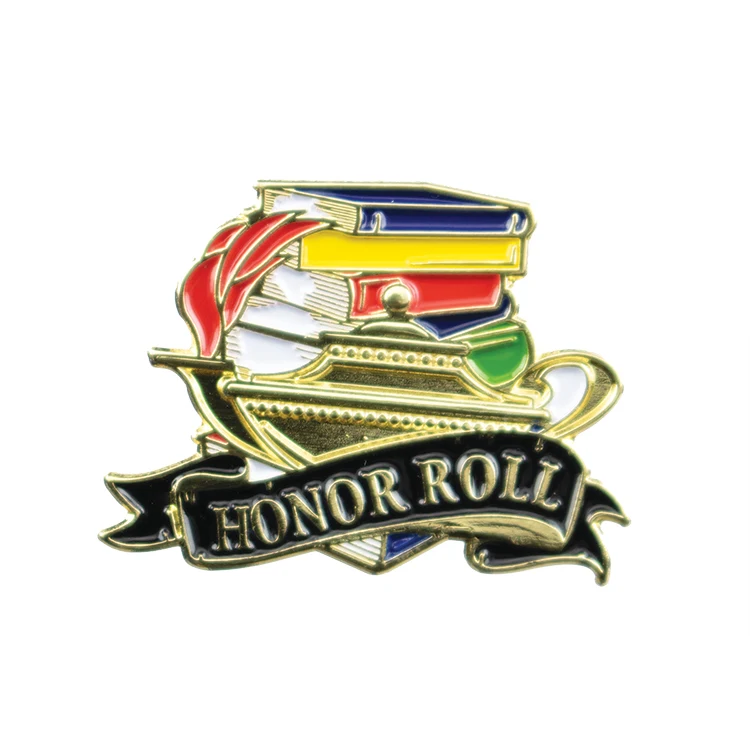 Educational Lapel Pin- Honor Roll (1-1/8") 1