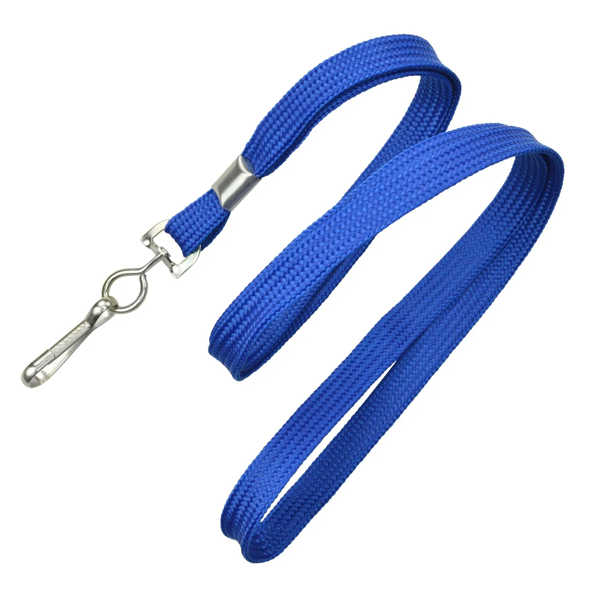 3/8" Blank Lanyard w/Swivel Hook (Royal Blue) 1