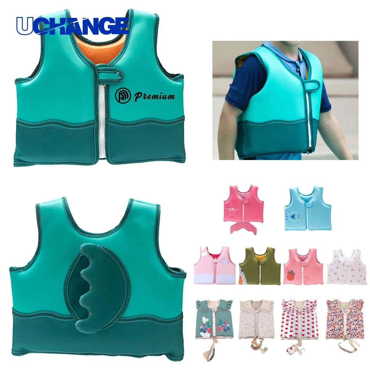 Inflatable Kids Swim Vest 1