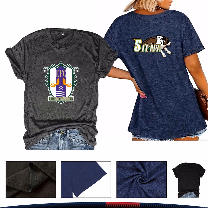 BreezePeak Ladies' Full Color 180g Crew Neck T-Shirt