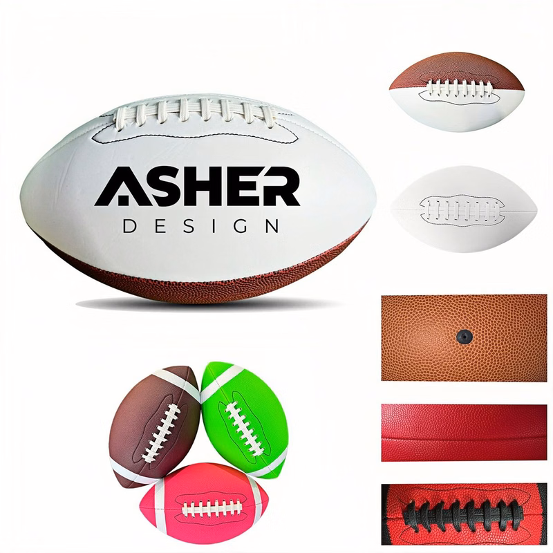Bulk Size 9 Match Football with Textured Grip
