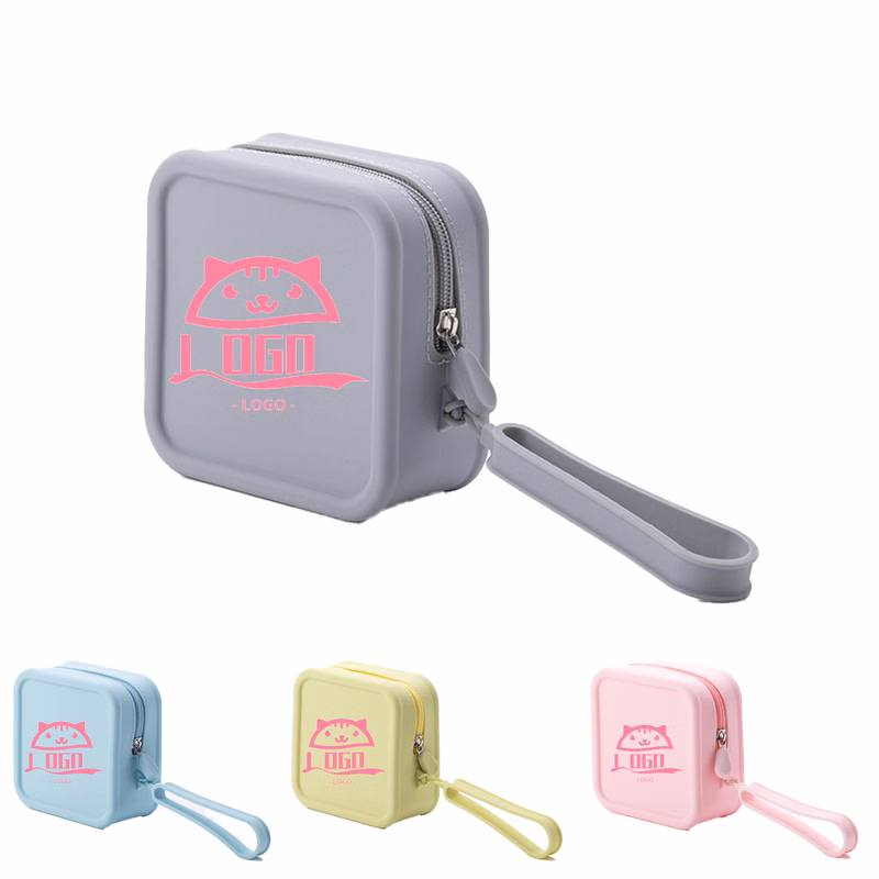 Square medium silicone waterproof storage bag