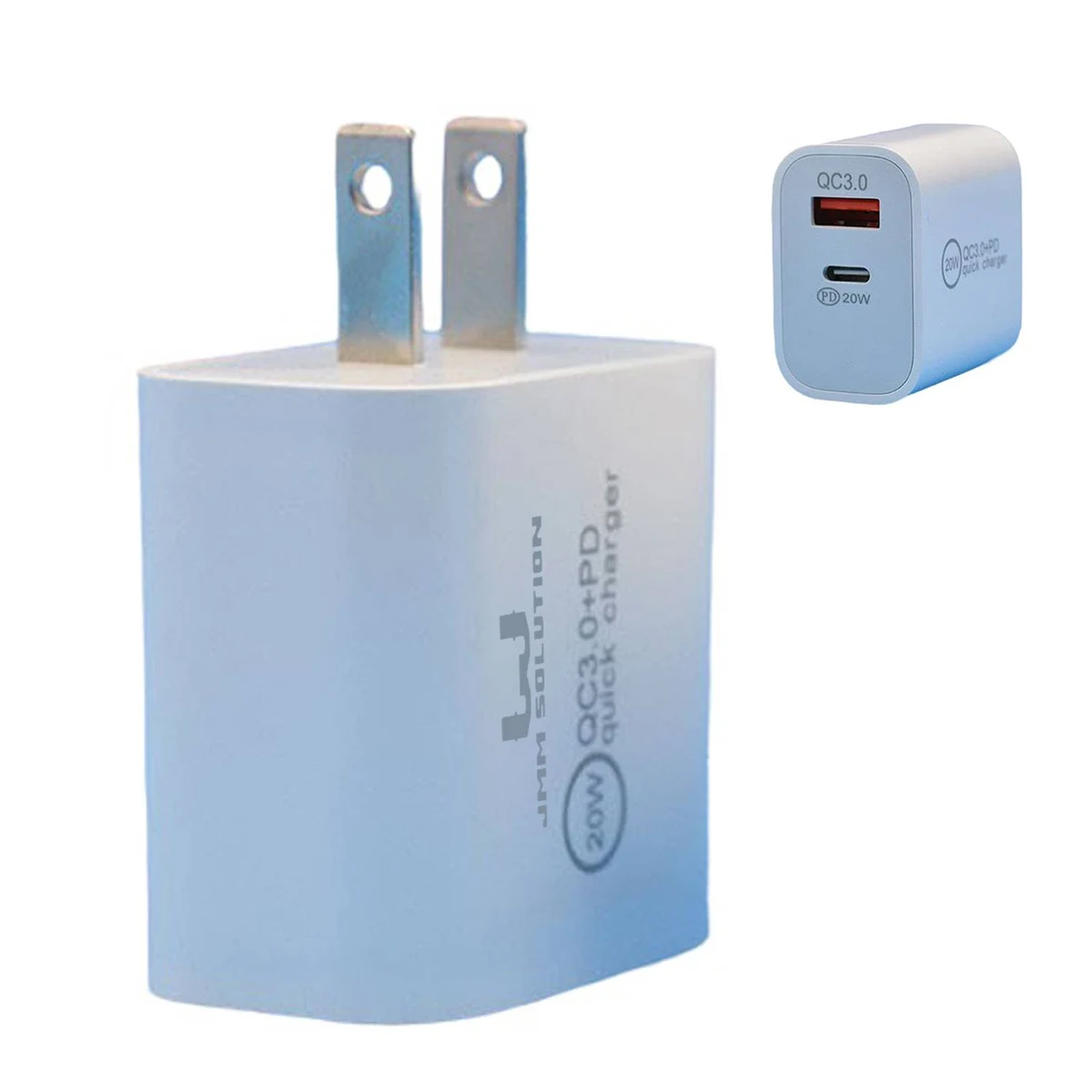 20W Dual Port USB Type-C Fast Charger 1