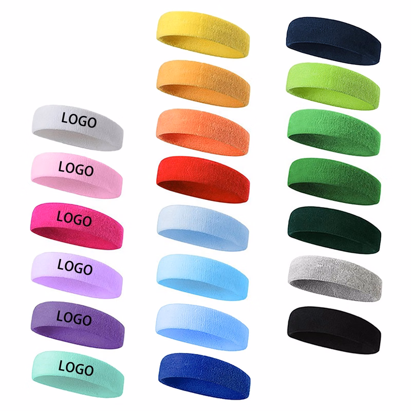 Sports moisture wicking hairband